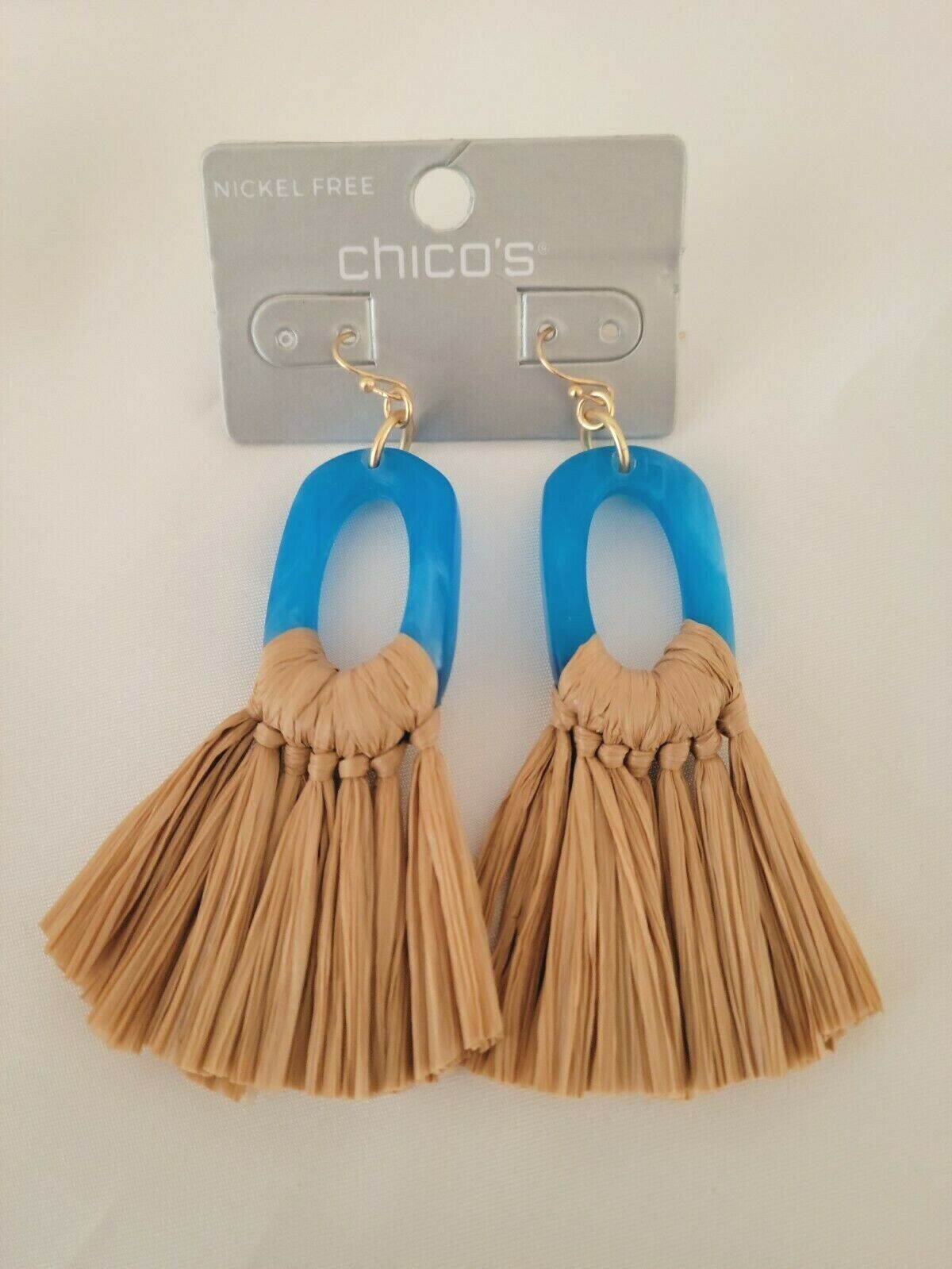 CHICO'S COOL MULTI LINKS EARRINGS