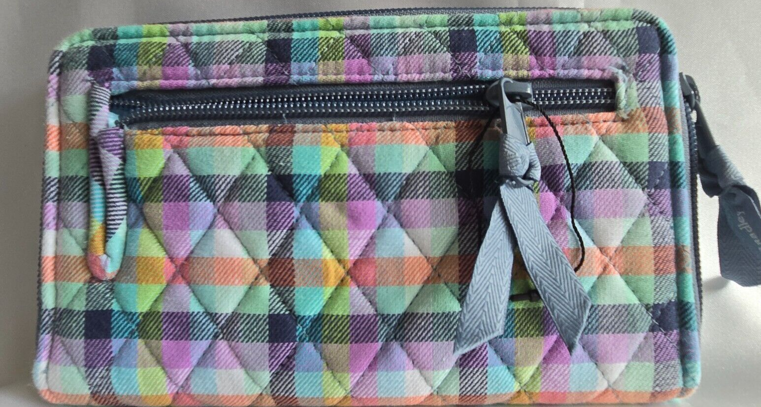 Vera Bradley RFID Turnlock Wallet, Gingham Plaid
