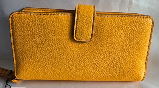 Vera Bradley Faux Leather Phone Wristlet, Sunflower