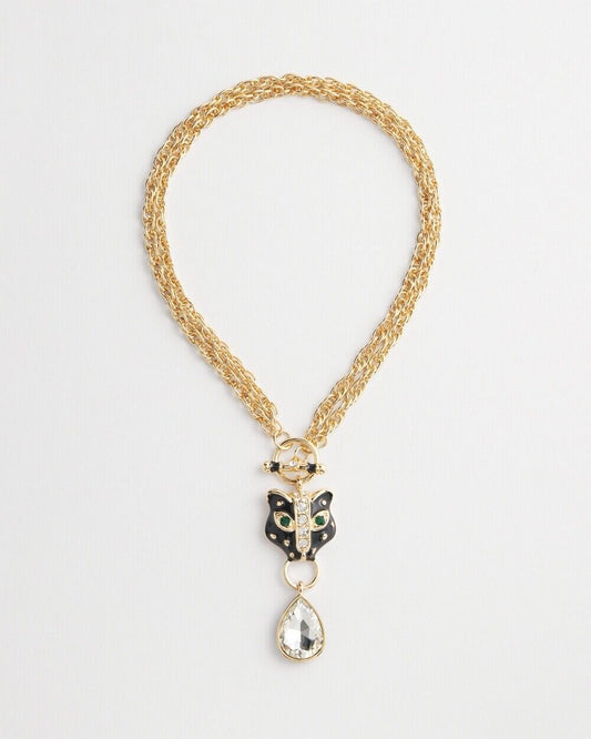 CHICO'S JAGUAR PENDANT NECKLACE