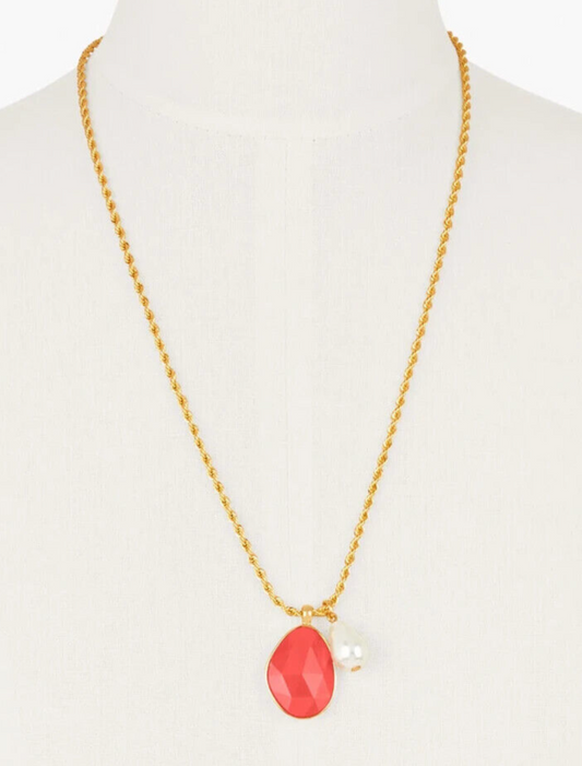 TALBOTS ORGANIC PENDANT NECKLACE