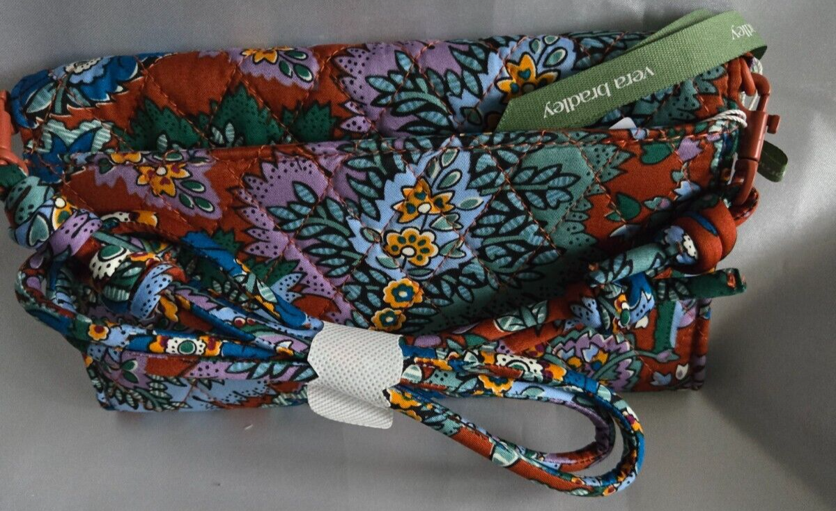 Vera Bradley Crossbody, Flowers & Feathers