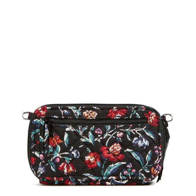 Vera Bradley RFID All In One Crossbody Perennials Noir