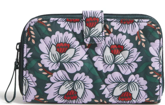 Vera Bradley Ultralight Wallet, Lotus Sea Moss
