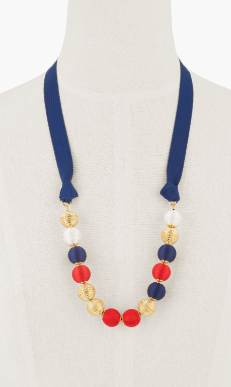 TALBOTS SPOT ON BAUBLES NECKLACE