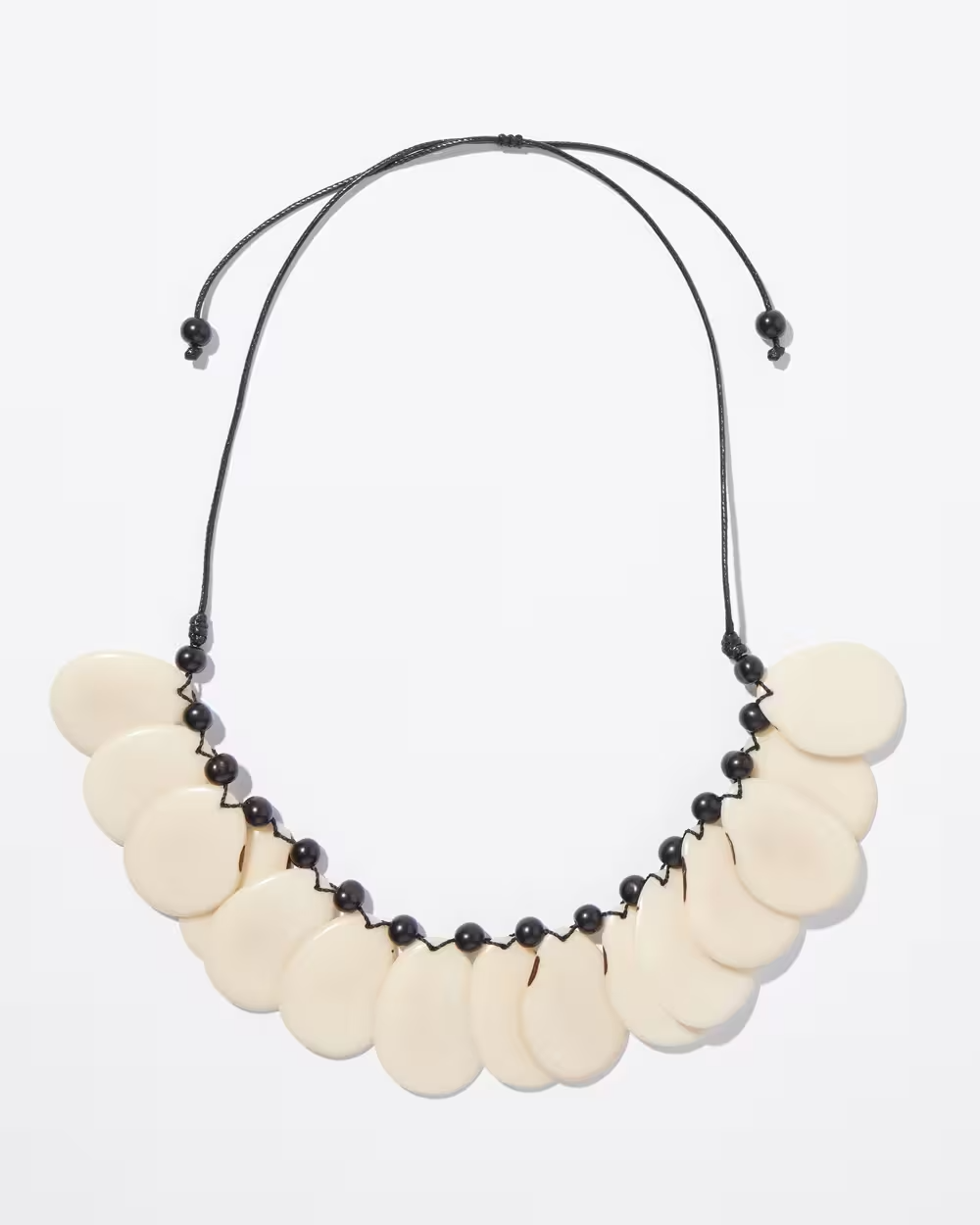 CHICO' S TAGUA ADJUSTABLE BIB NECKLACE