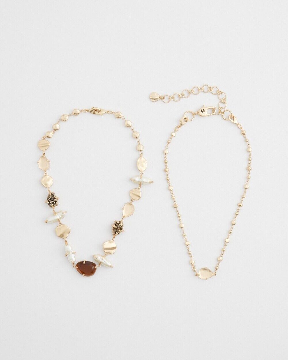 CHICO'S LAYERED CONVERTIBLE NECKLACE
