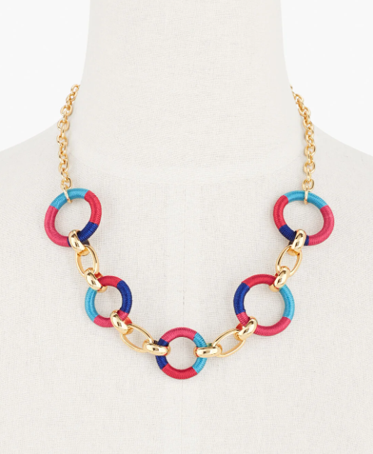 TALBOTS WRAP LINKS NECKLACE