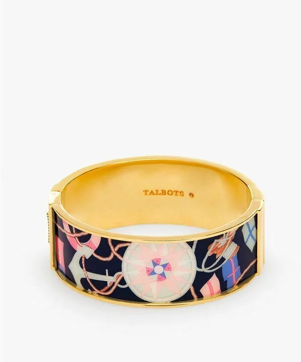 TALBOTS NAUTICAL PRINT BANGLE