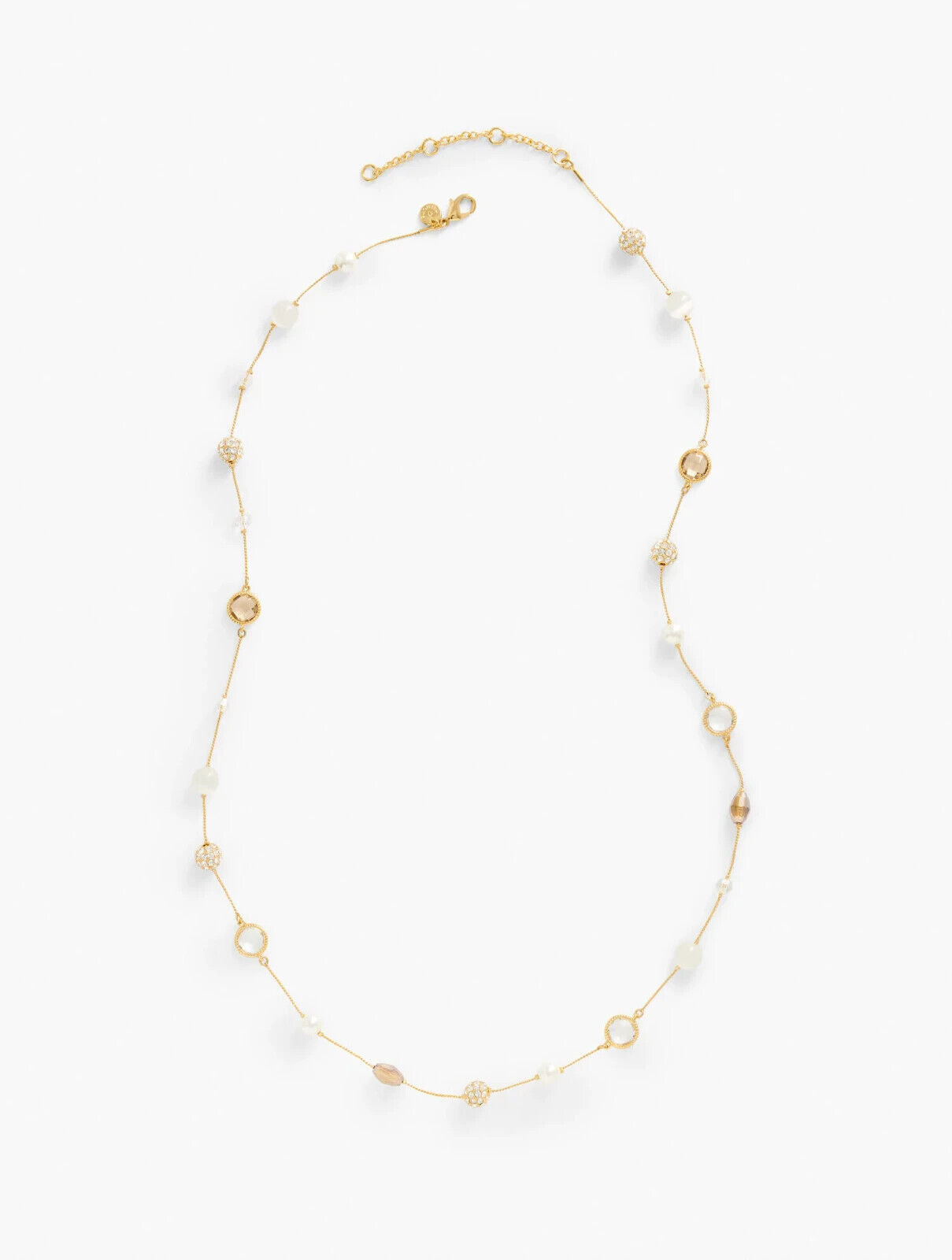 TALBOTS STONE STATION LONG NECKLACE