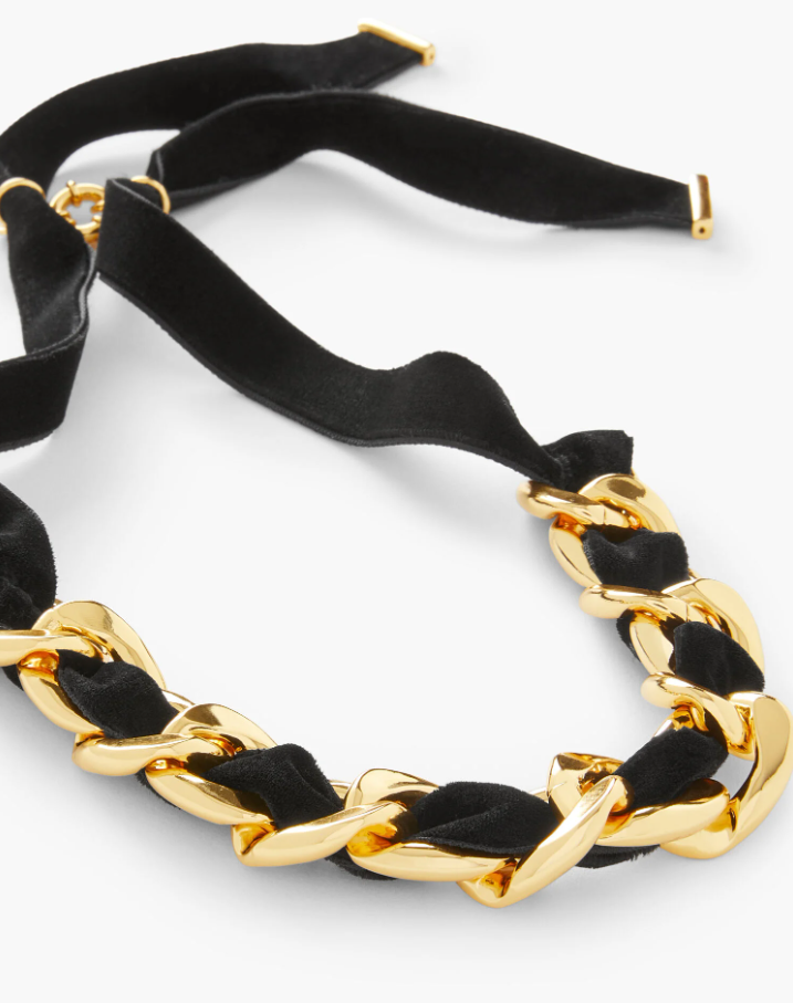 TALBOTS VELVET DREAMS LINKS NECKLACE
