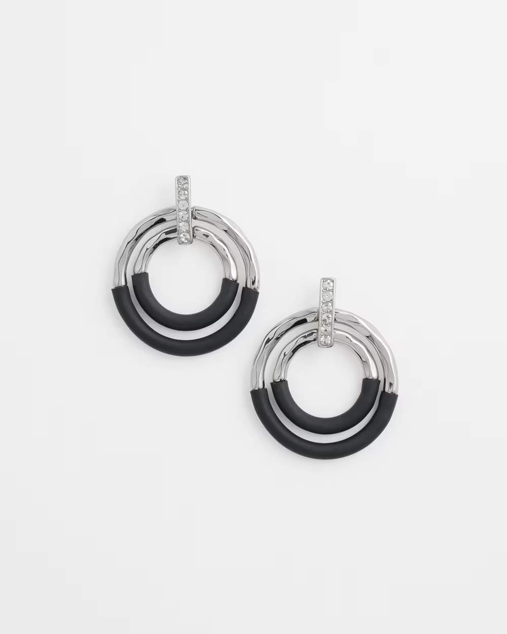 CHICO'S PAVE DROP EARRINGS