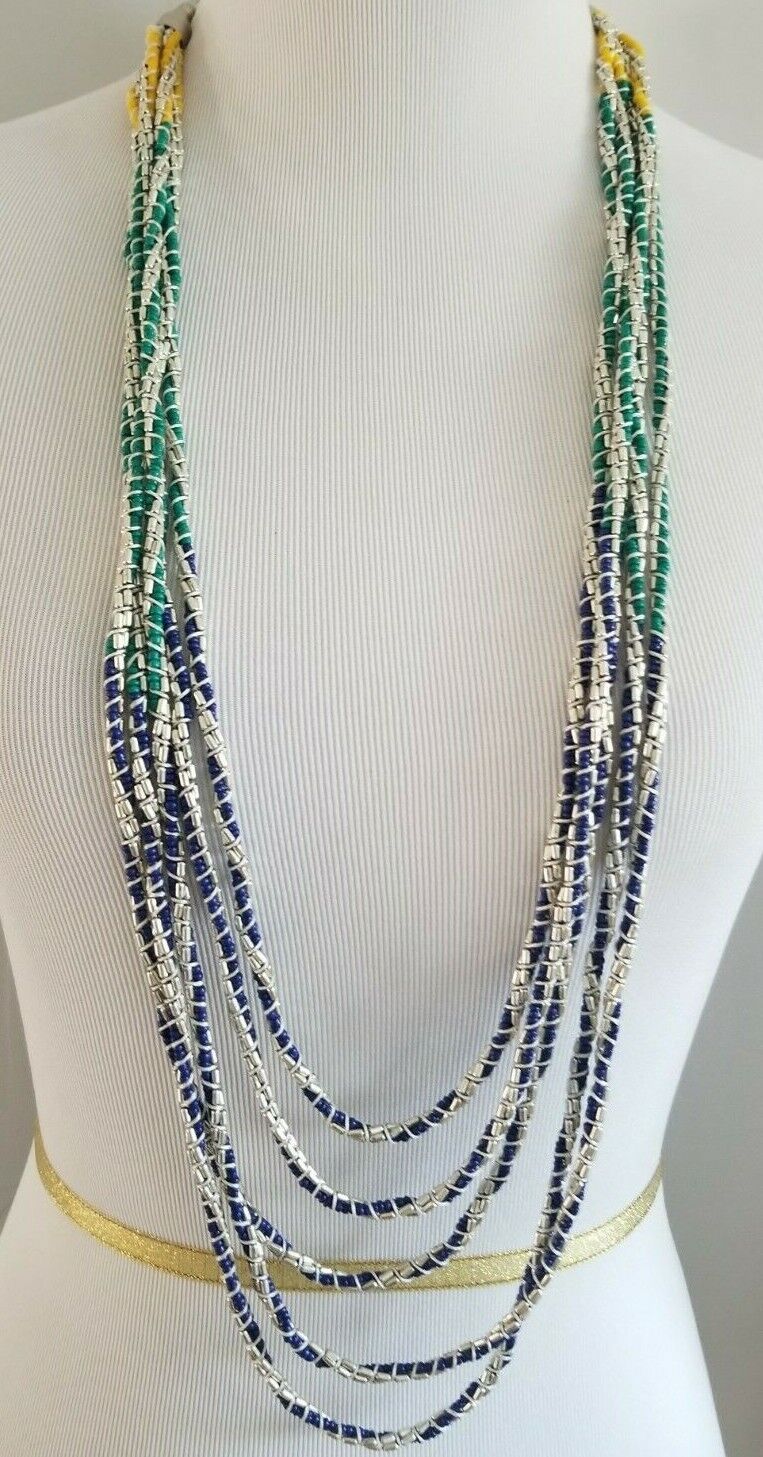 CHICO'S MULTISTRAND BEADED NECKLACE