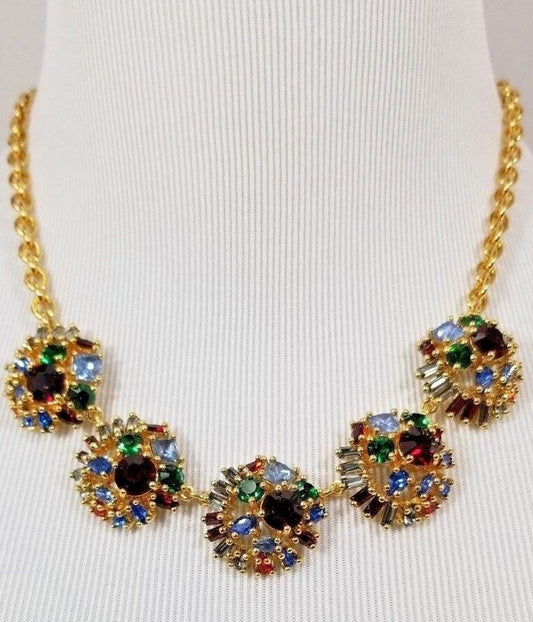 TALBOTS Jeweled Statement Necklace