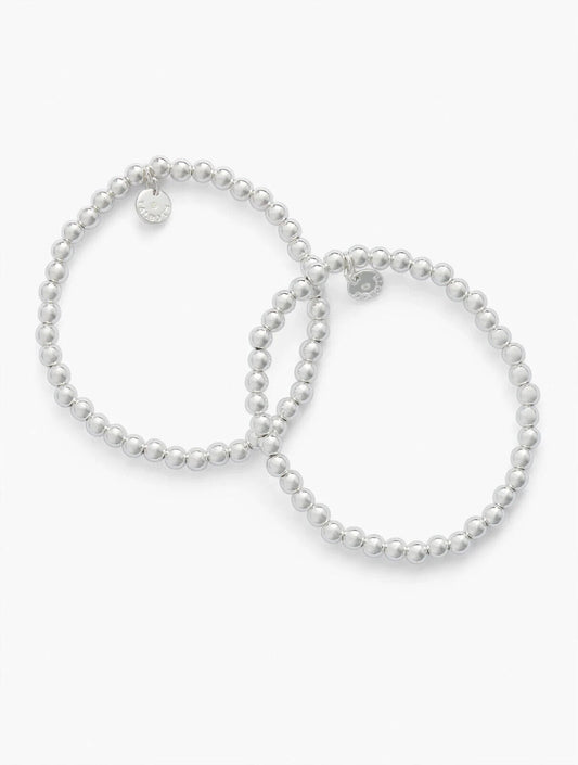 TALBOTS BEADED STRETCH BRACELET SET