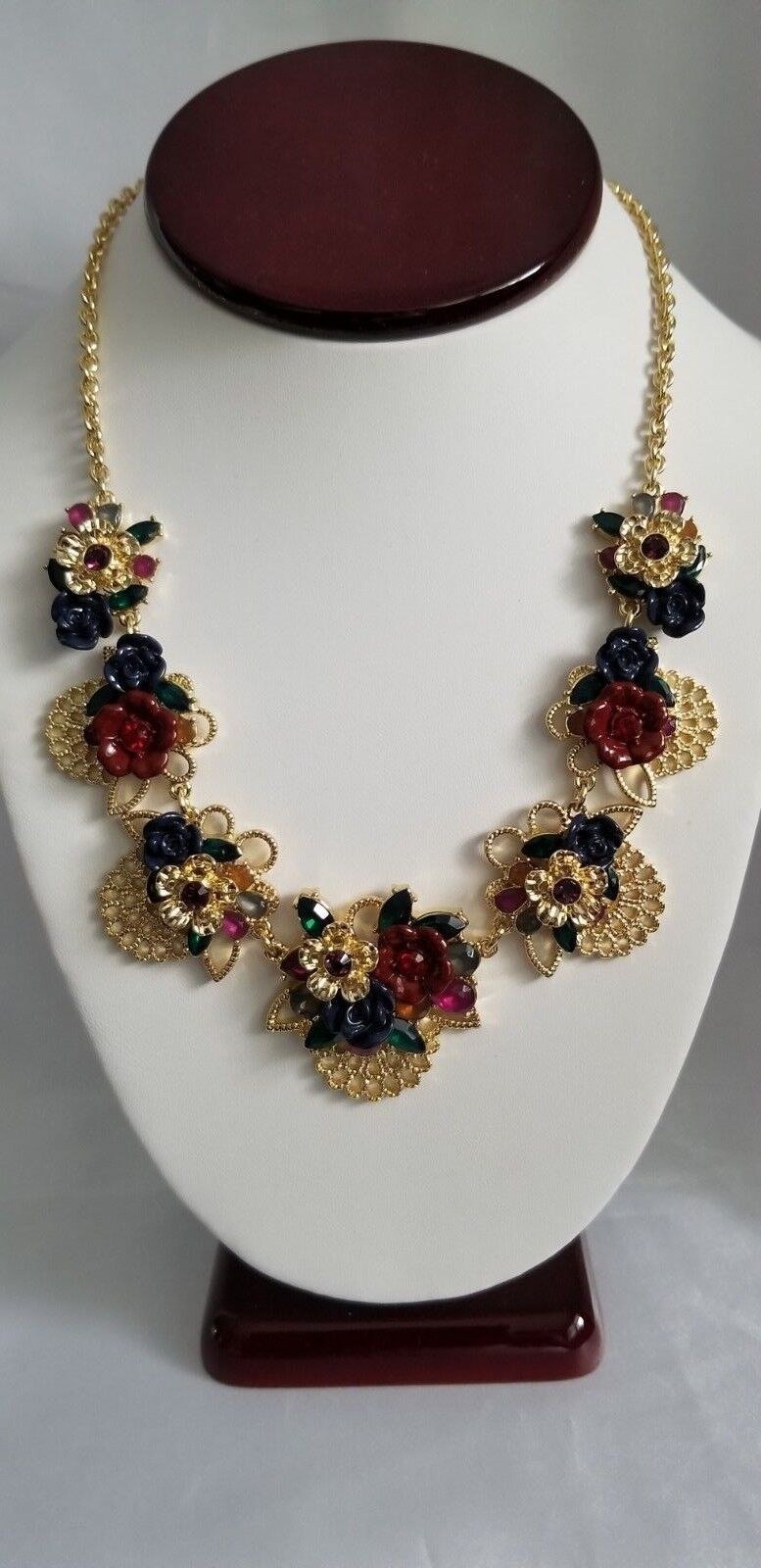 TALBOTS Filigree Statement Necklace