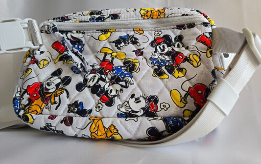 Vera Bradley Mini Belt Bag, Disney Mickey Mouse Family Fun Multi Purse Wallet