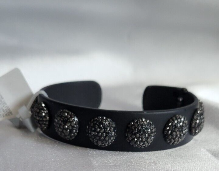 CHICO'S BLACK GLITZ CUFF BRACELET