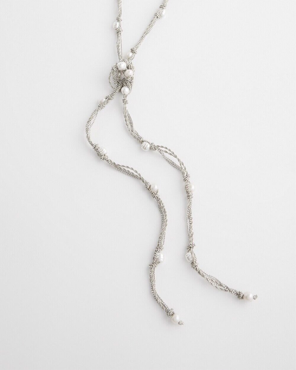 CHICO'S FRESH WATER PEARL LIRIAT NECKLACE