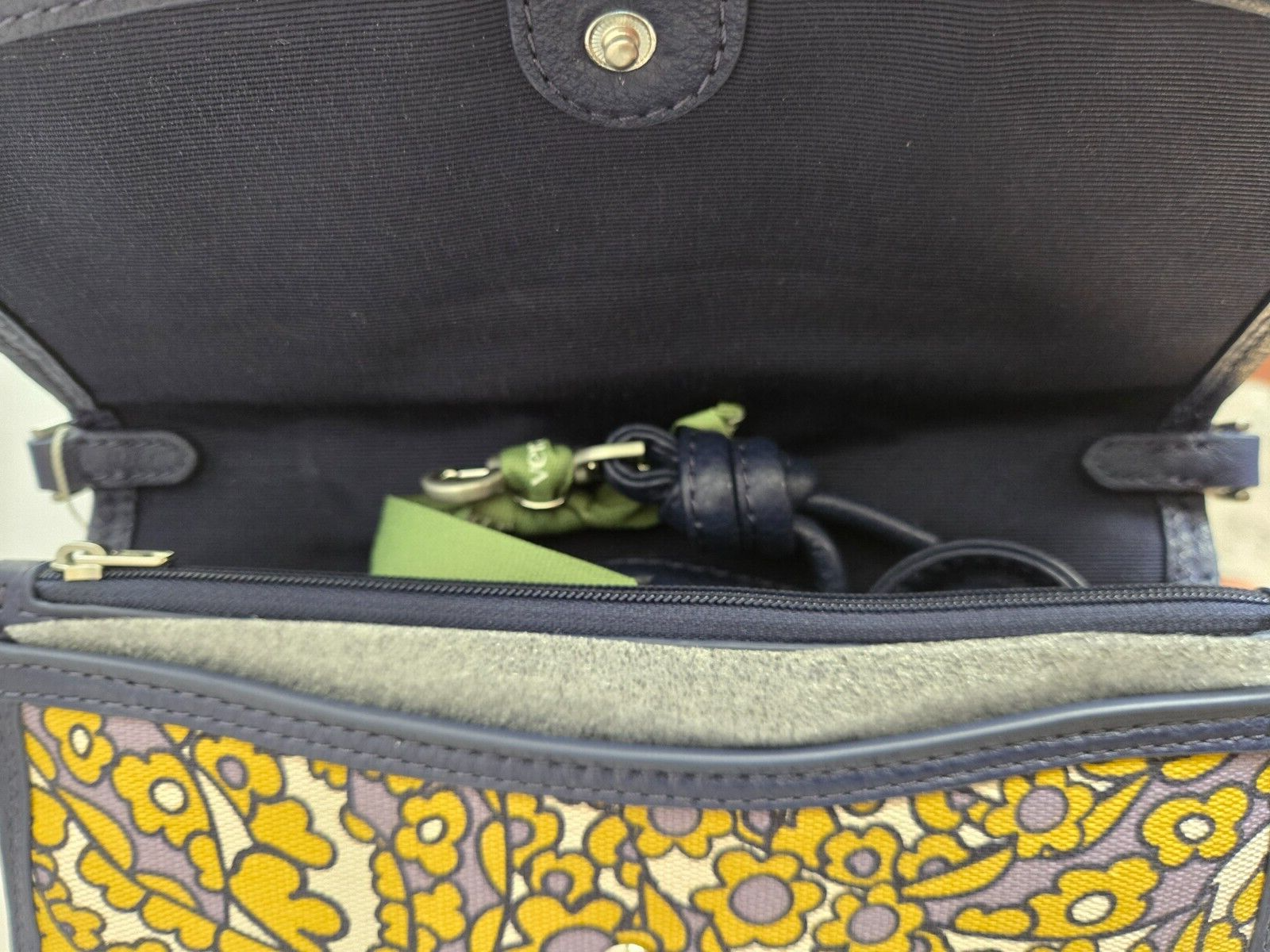 Vera Bradley Wildwood Wallet Crossbody, Tiny Garden