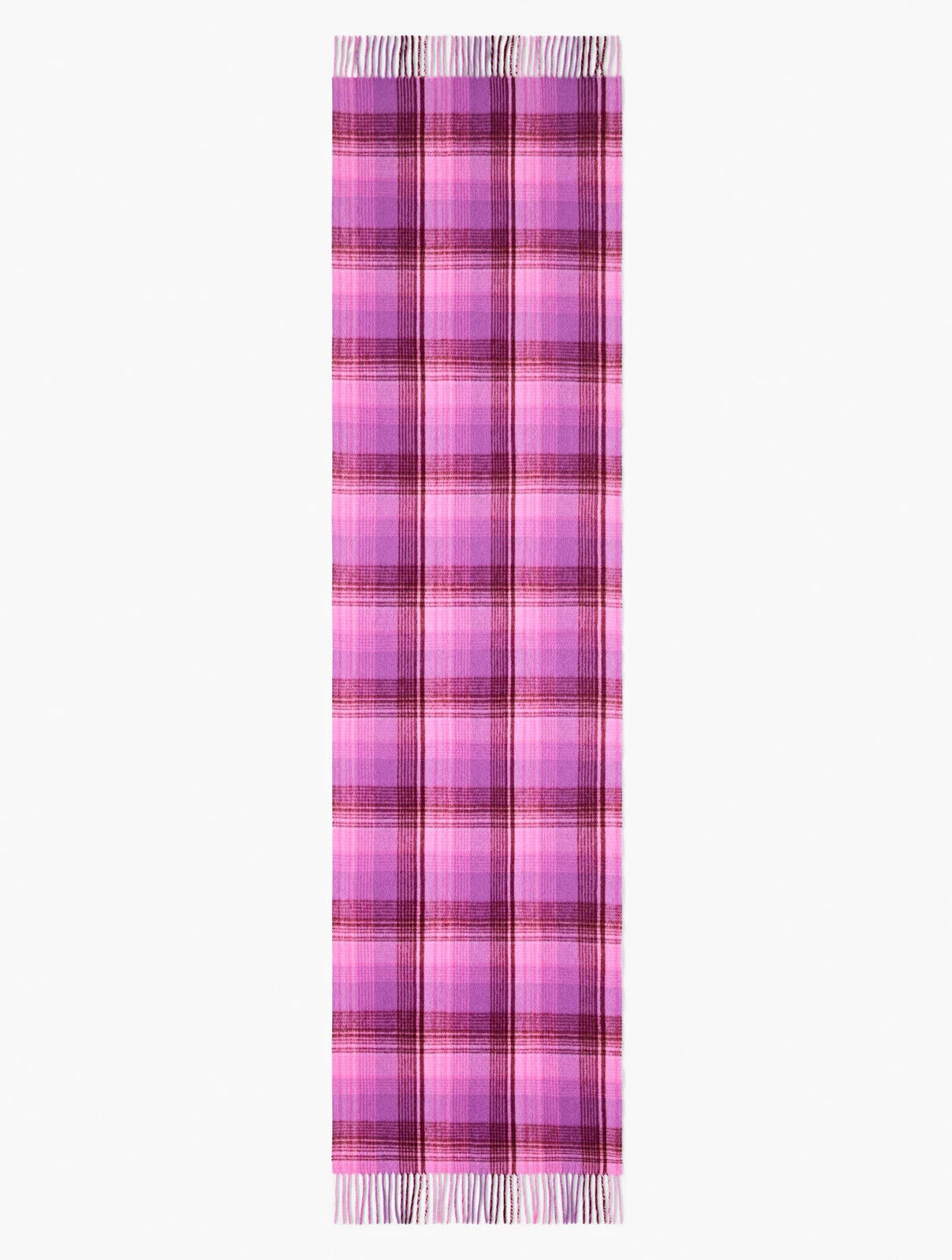 TALBOTS CASHMERE WATERWEAVE SCARF- FROSTY PLAID