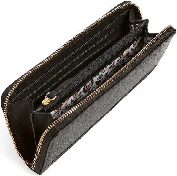 Vera Bradley RFID Jordin Continental Wallet,  Black