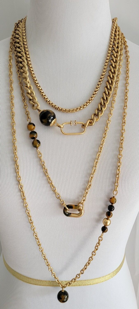CHICO' S CONVERTIBLE MULTISTRAND NECKLACE