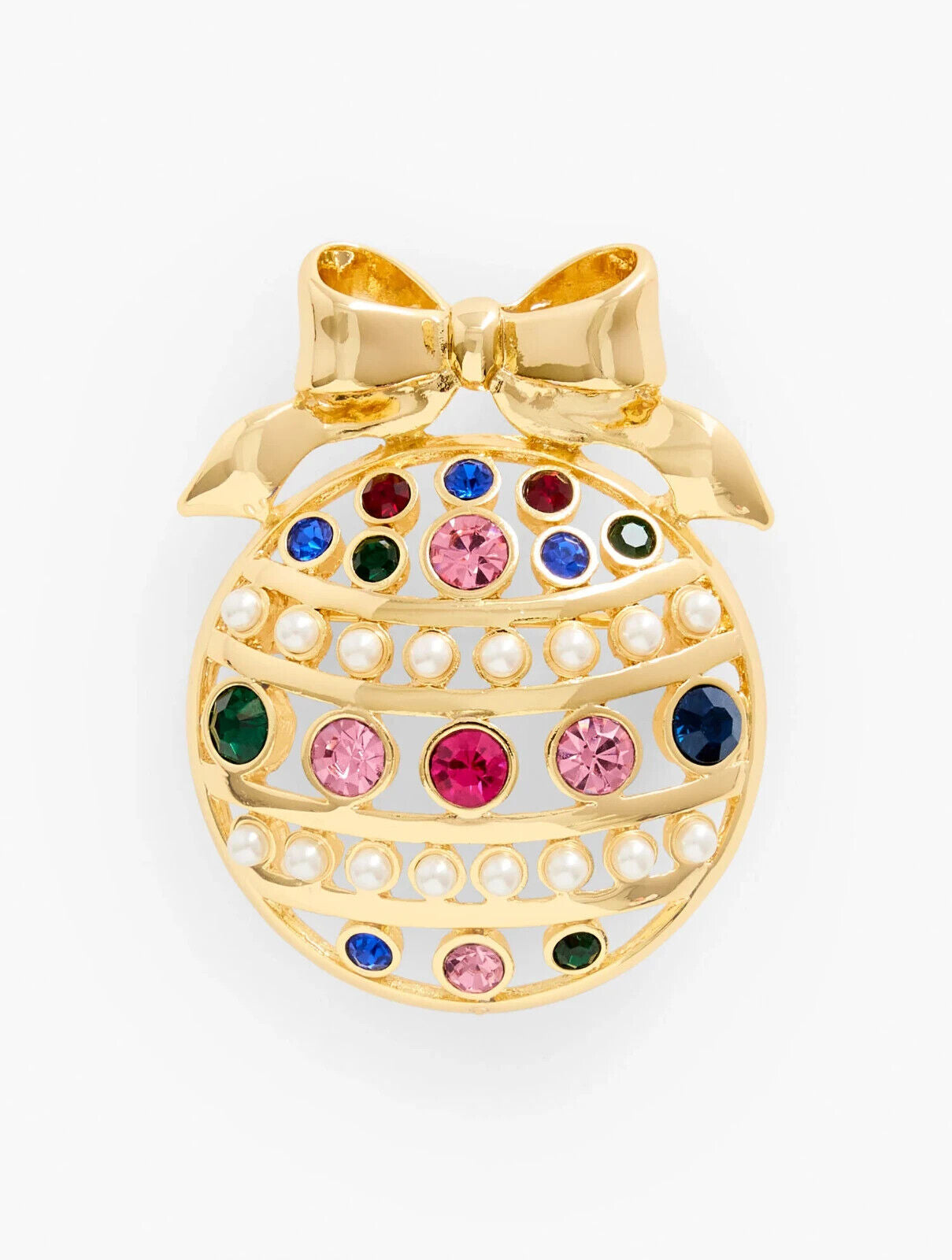 TALBOTS HOLIDAY ORNAMENT BROOCH