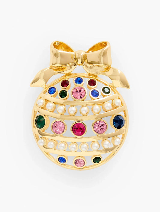 TALBOTS HOLIDAY ORNAMENT BROOCH
