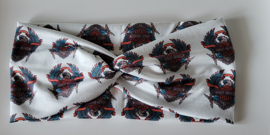 Motorcycle Twisted Headband