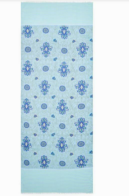 TALBOTS SCROLLWORK OBLONG SCARF