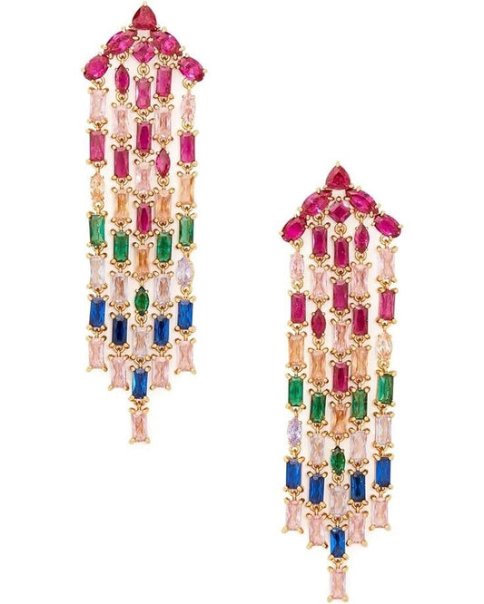 Kate Spade Fringe Statement Earrings