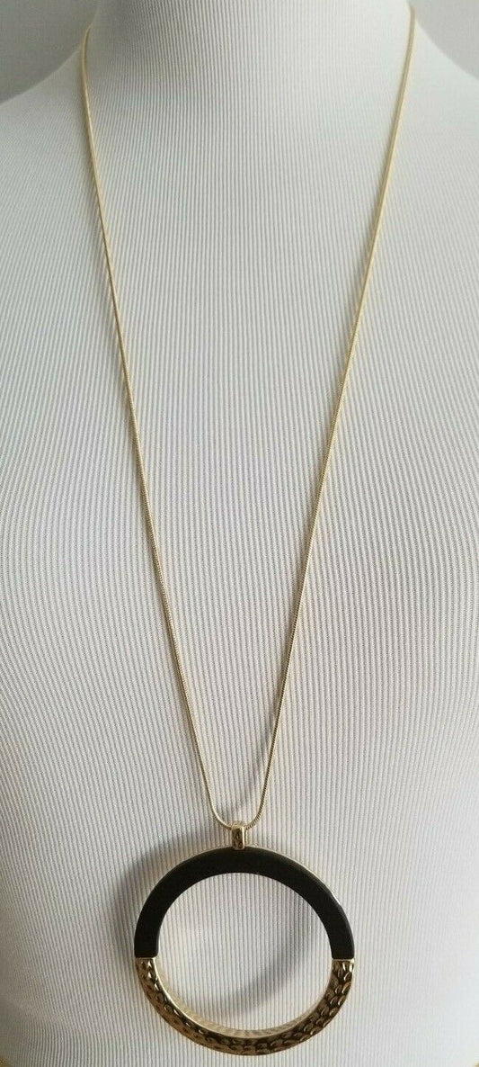 ANN TAYLOR LONG PENDANT NECKLACE