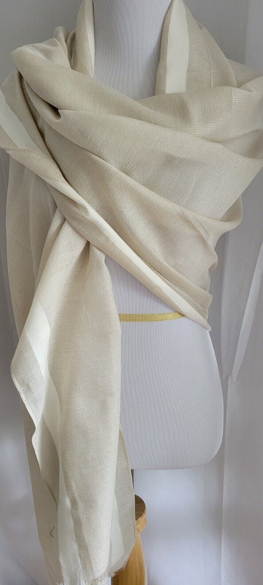TALBOTS METALLIC WRAP