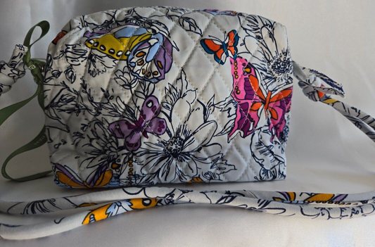 Vera Bradley Blake Crossbody, Bloom in Cotton Gabardine