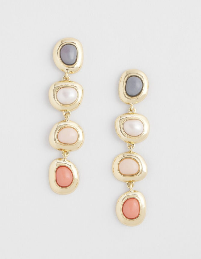 CHICO'S NEUTRALS DROP EARRINGS