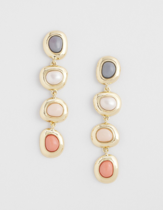 CHICO'S NEUTRALS DROP EARRINGS