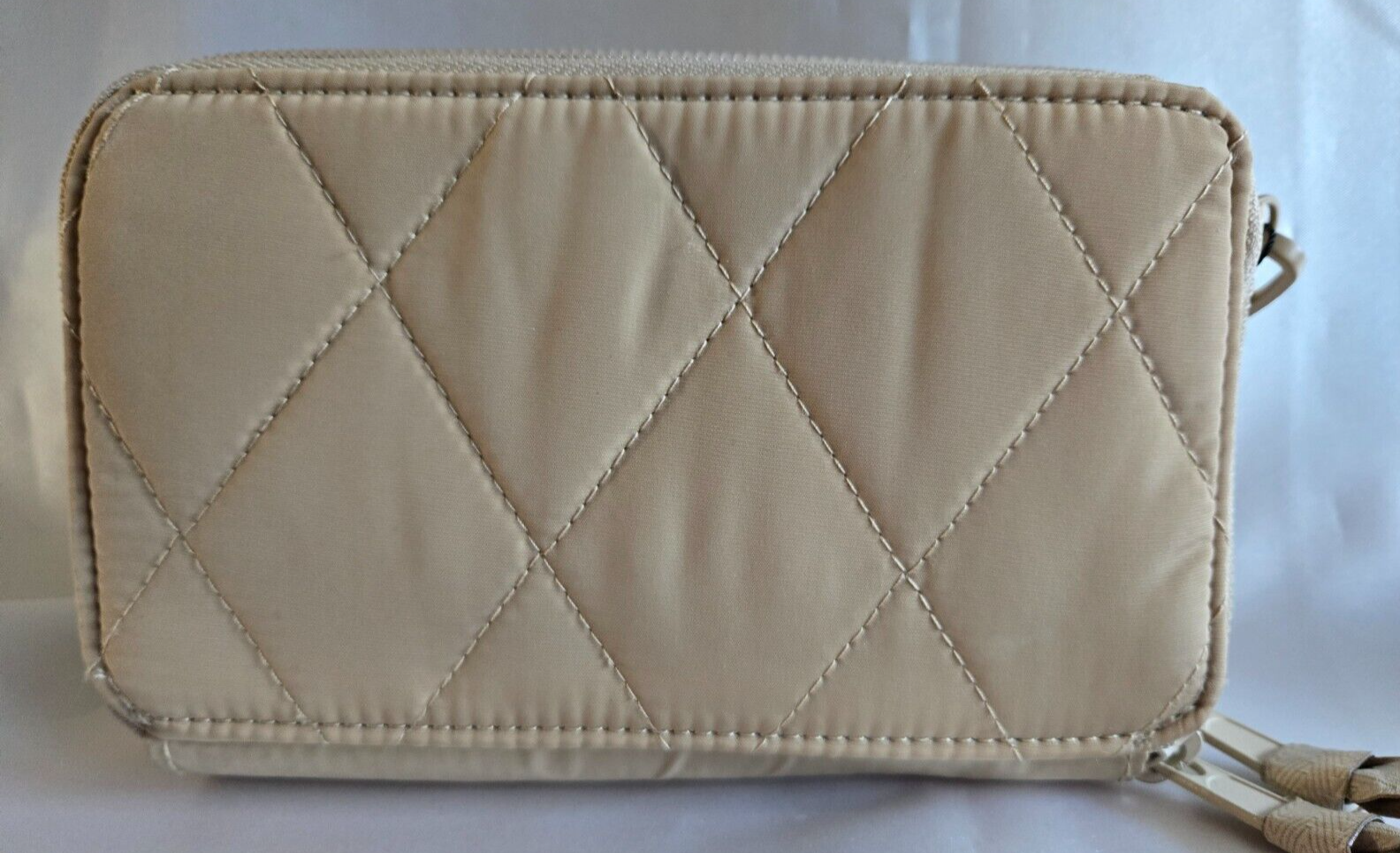 Vera Bradley Ultralight RFID 3-in-1 Crossbody Bag, Caramel Cream