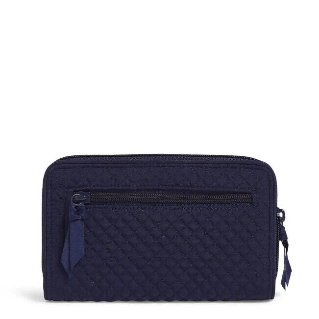Vera Bradley RFID Turnlock Wallet, Classic Navy