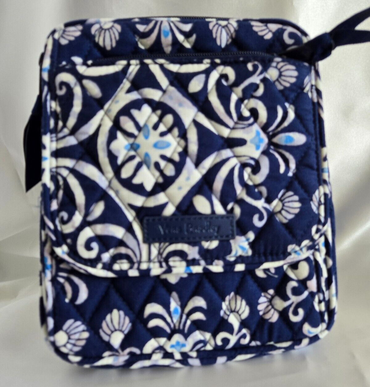 Vera Bradley RFID Mini Hipster, Steel Blue Medallion