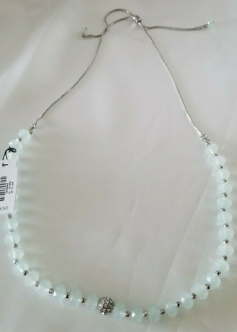 TALBOTS BEADED ADJUSTABLE NECKLACE