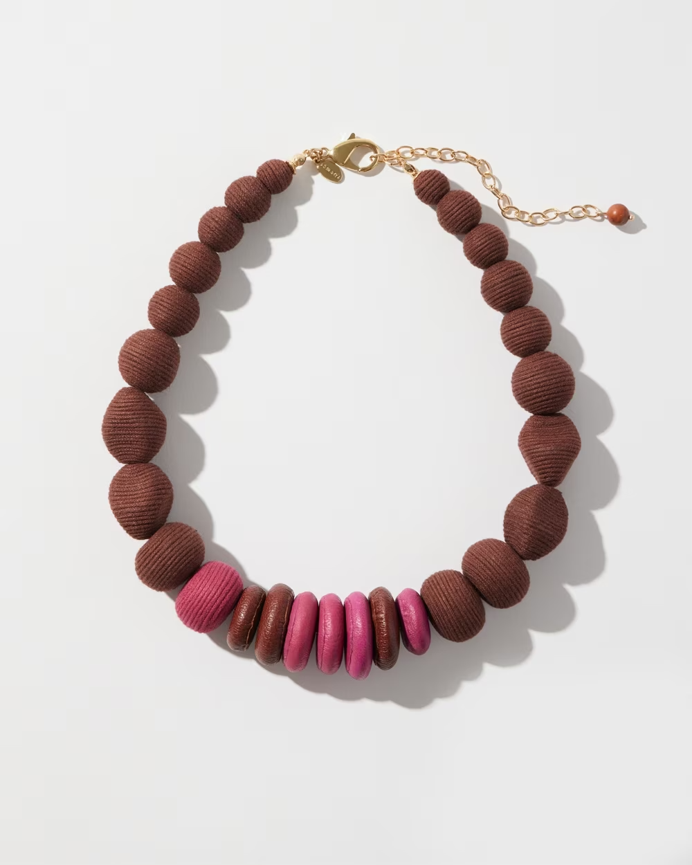 CHICO' S BEADED BIB NECKLACE