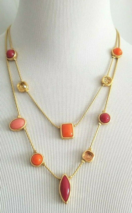 CHICO'S MULTI-STONE ILLUSION NECKLACE