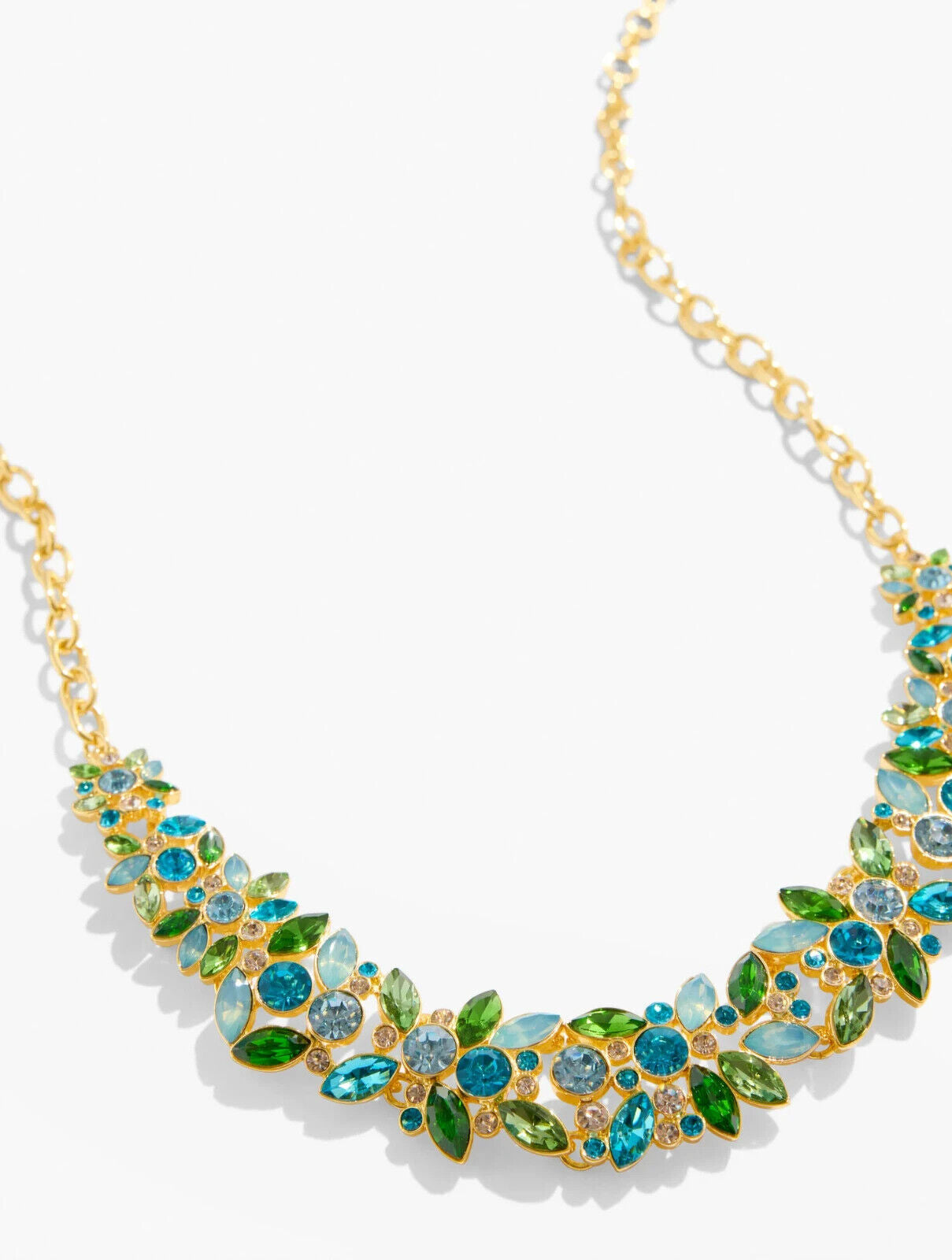TALBOTS SPARKLING PETAL STATEMENT NECKLACE
