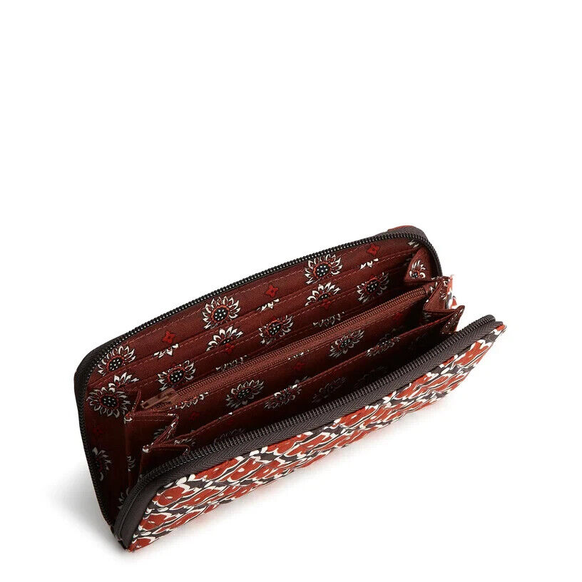 Vera Bradley Continental Wallet, Moorish in Cotton gabardine