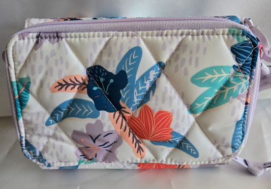 Vera Bradley Ultralight RFID 3-in-1 Crossbody Bag, Tropical Floral