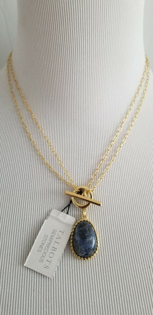 TALBOTS SEMIPRECIOUS STONE NECKLACE