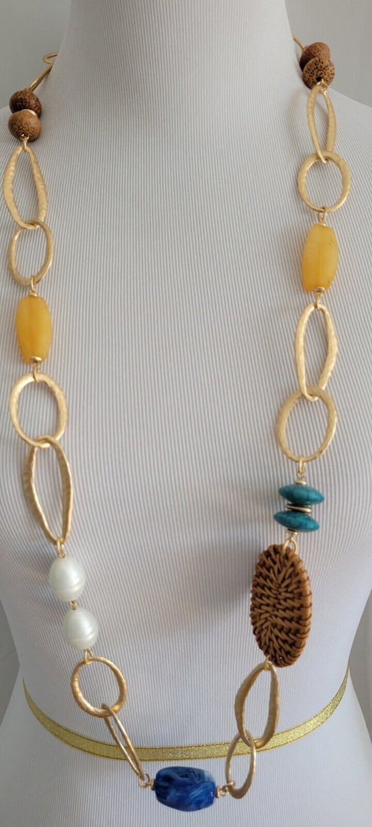 CHICO' S LONG SINGLE-STRAND NECKLACE
