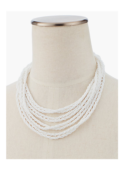 TALBOTS Twisted Beads Short Necklace