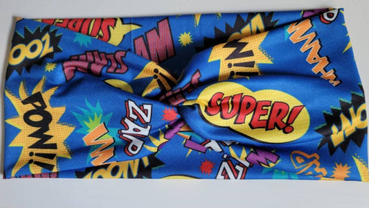 Super Hero Twisted Headband